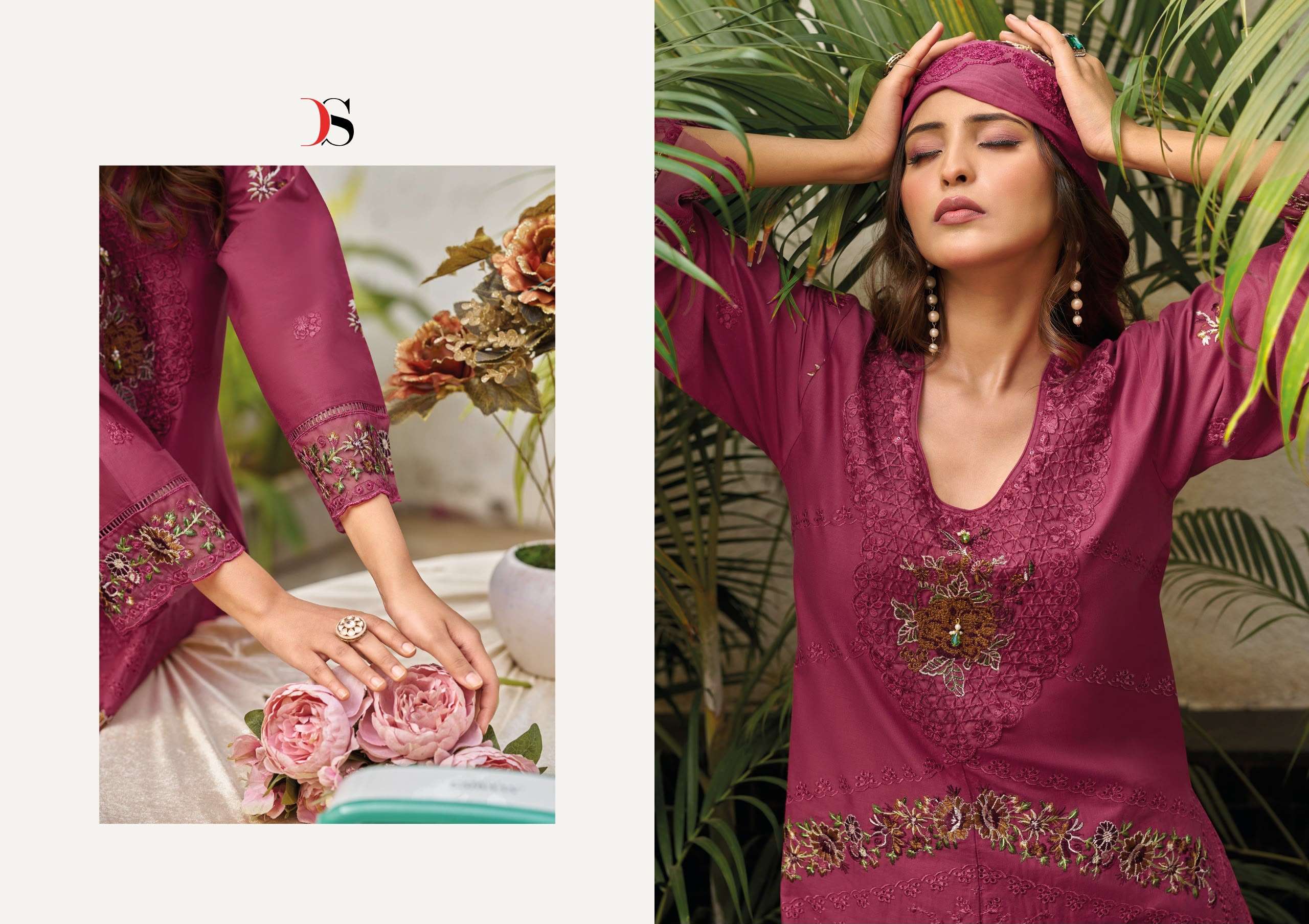 DEEPSY SUITS ELAF PREMIUM VOL 13 COTTON PAKISTANI ACTRESS WEDDING TYPE SUIT RESELLER BUY
